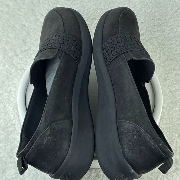 Clarks Shoes Womens Size 10 Black Cloudsteppers Slip-on Loafers Cushioned - Picture 7 of 10